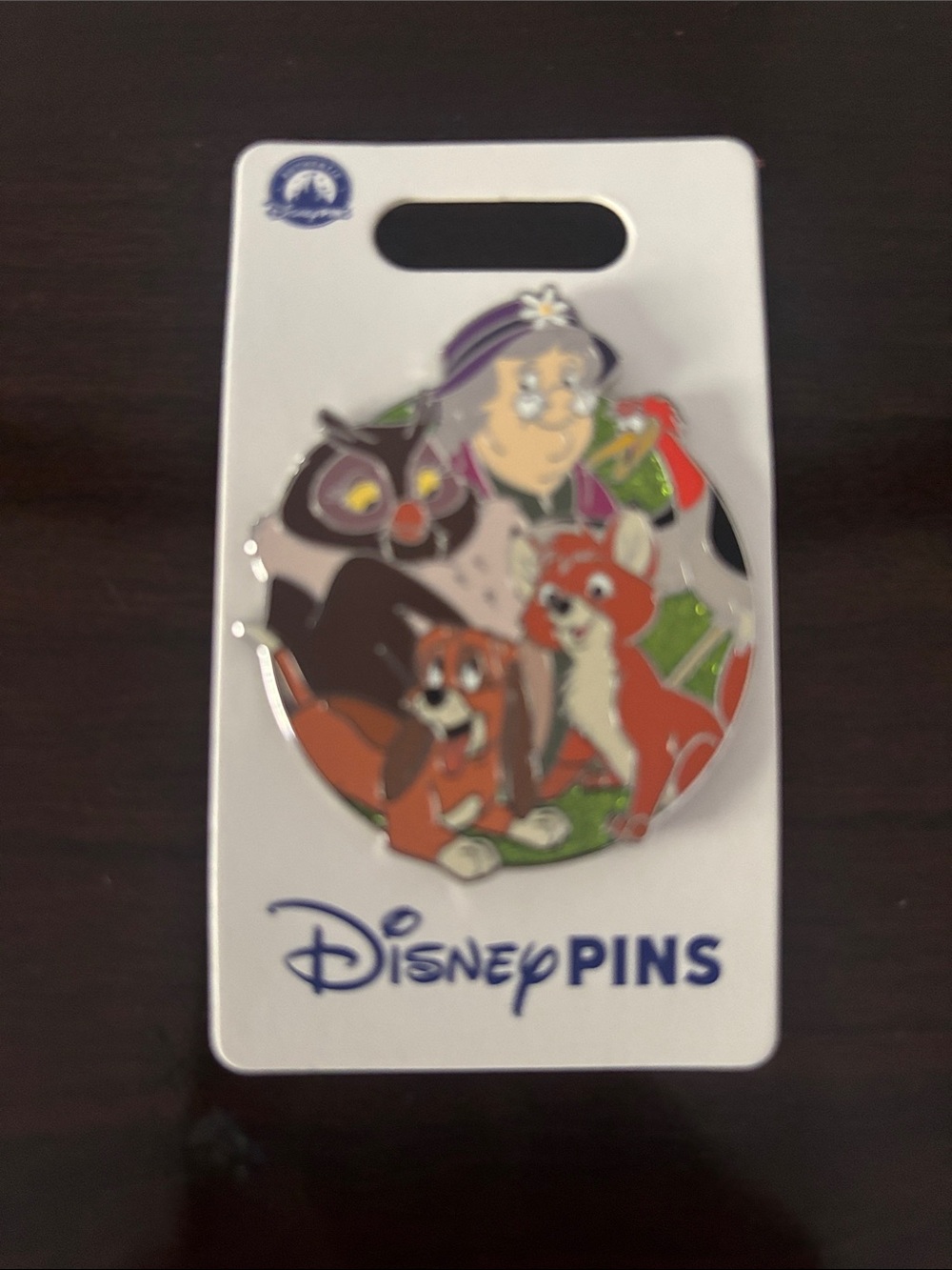 Disney fox and the hound Enamel Pin